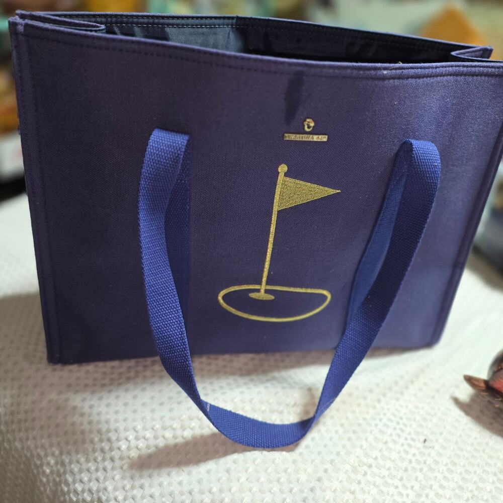 SPARTINA 449 NAVY CARRYALL TOTE  GOLF TOTE BAG